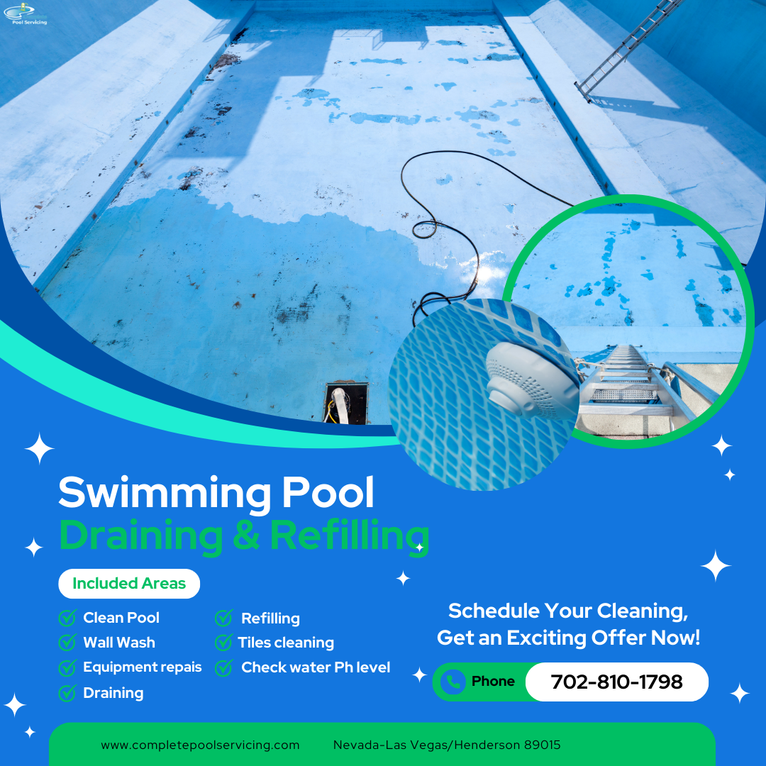 What is Swimming Pool Draining and Refilling Service